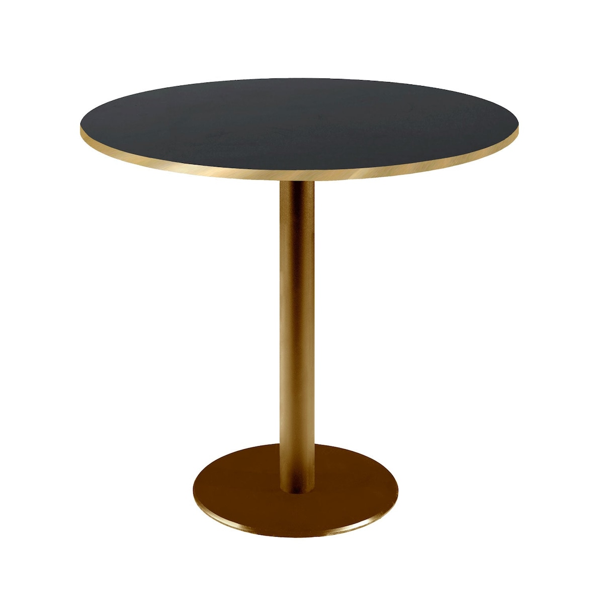 Restootab - Rome bistrotafel Ø70cm zwart