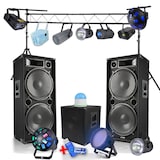 thumbnail of Pack de 11 jeux de lumière + portique et pack sono