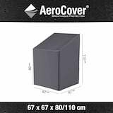 thumbnail of AEROCOVER  AeroCover Atmungsaktive Schutzhülle für Stapelstühle 67x67xH80/110 cm