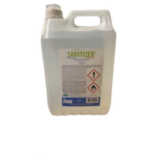 Gel hydroalcoolique en bidon de 5L