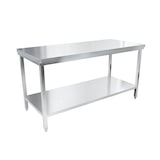 thumbnail of METRO Professional Mesa de trabalho GWTS4167, aço inoxidável, 160 x 70 x 85 cm, prateado