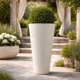 thumbnail of WellHome - Blumentopf aus Rotationsgeformtes Polyethylen 56L Ø60X100cm in farbe Sandweiß - Tubra Round SLIM