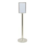 thumbnail of Securit® A4 Posterhouder voor 'Classic' Afzetpaal - Chroom - Inclusief Montagekit
