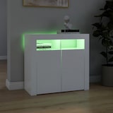 thumbnail of vidaXL Sideboard mit LED-Leuchten Weiß 80x35x75 cm