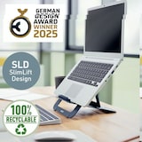 thumbnail of Laptopständer Ergo 63460089 ultraflach ddunkelgrau/aluminium