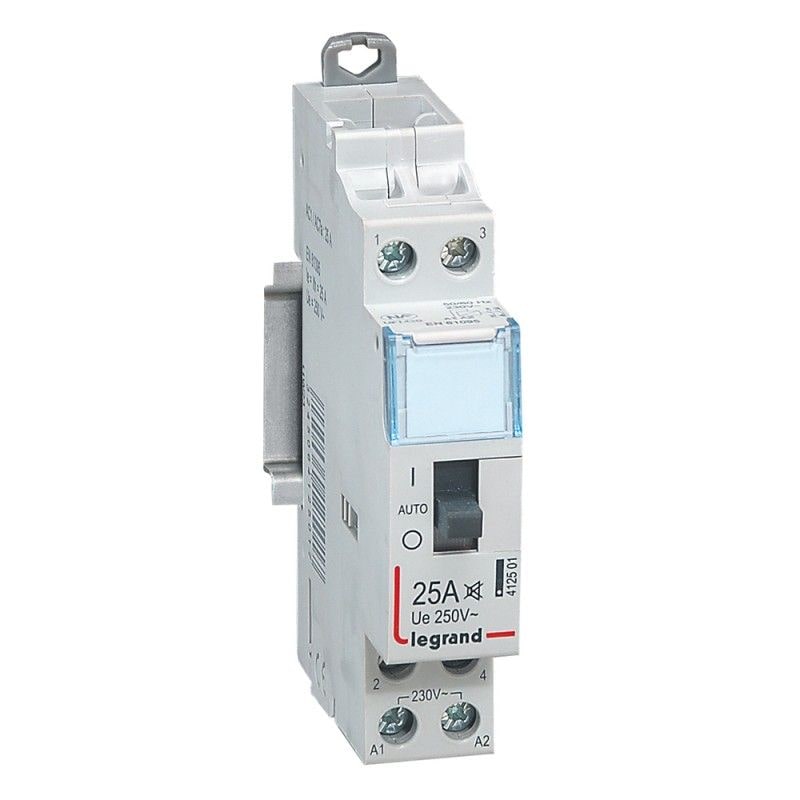 Contactor silencioso 230V 2P 250 V/25 A 2 NA LEGRAND 412501