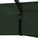 thumbnail of Aluminium Pergola HWC-N93, Gartenpavillon Pavillon Garten, stabiles 8cm-Gestell Schiebedach UV50+ 3x3m ~ grün