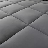 thumbnail of Steppbett Bettdecke Wende-Design ca. 135x200 cm – grau & hellgrau – buntes Ganzjahres Steppbett (Sommer und Winter) I farbig und ohne extra Bezug