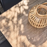 thumbnail of Table de jardin 8 chaises et 2 fauteuils en aluminium et céramique