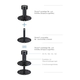 thumbnail of Flachdach Dachraum Lüfterelement DN 110 mit PVC-Anschluss