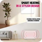 thumbnail of tectake Hybrid-Infrarotheizung mit Thermostat und Kippschutz 60 x 40 x 2,5 cm Weiß