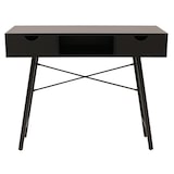 thumbnail of Consolle HWC-E92, tavolino, struttura 3D 100x40cm ~ nero