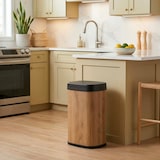 thumbnail of Kitchen Move Poubelle automatique inox MAJESTIC bois 58L Acier inoxydable Bois