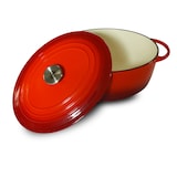 thumbnail of Baumalu Cocotte ovale fonte rouge + couvercle - 5 l - 29 cm Tradition 386229