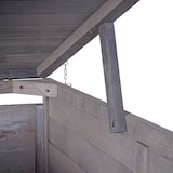 thumbnail of Décoshop26 - Abri de poubelles extérieur conteneurs à ordures jusqu'à 4 bacs 126x158x98 cm en bois certifié FSC gris anthracite 04_0005611