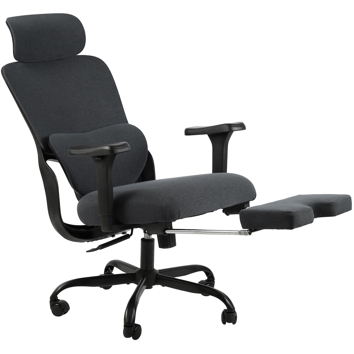 Silla de oficina Leesburg Negro/negro