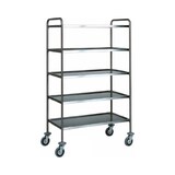 thumbnail of Carrello servizio 5 piani albergo inox 100 kg cm 110x60x170 RS0396