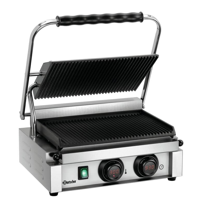 Gegroefde digitale contactgrill bartscher panini-mdi 1r