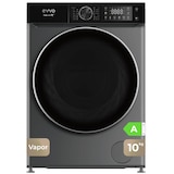 thumbnail of EVVO Secadora 10 kg bomba de calor Nature SR10, Clase energética E, AirWash, Sensor de humedad, Antiarrugas, Inicio diferido, inox