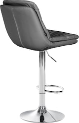 thumbnail of Barhocker Laurel Kunstleder grau/Metall in Chromoptik