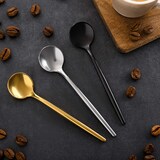 thumbnail of Espressolöffel Provence, 6-teilig, schwarz, Edelstahl, 11 cm