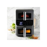 thumbnail of Friteuse Sans Huile - Domo - Airfryer Do550fr - Double Cuve 3.5 L + 6,5 L - 10 Programmes - 2500 W