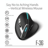 thumbnail of Souris Ergonomique Sans Fil 9 Boutons Avec Prise Verticale Et Lumières RGB Blanc YONIS