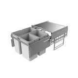 thumbnail of Naber Cox base 1T/500-3 Abfallsystem Frontauszug Vollauszug, 2x10 /1x6 l., 50cm