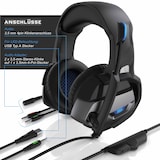 thumbnail of CSL Gaming Headset GHS-221 Mikrofon AUX geeignet für PC/ PS4/ PS4 Pro