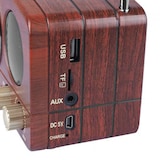 thumbnail of FM Retro Radio AUX-IN Bluetooth USB/SD/TF  MP3 mit Akku Holz Gehäuse