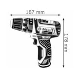 thumbnail of Trapano avvitatore a percussione 12V Bosch professional 2 batterie GSB 12V-15