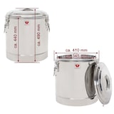 thumbnail of Beeketal XXL Thermobehälter Speisenwärmer Speisetransportbehälter ThermoBehälter BTE-40A