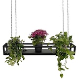 thumbnail of FLOWERS 115 cm PRETO (NERO) Prateleira de Teto Suspensa com Correntes, Ideal como Suporte para Flores, Design de Casa Yelloo