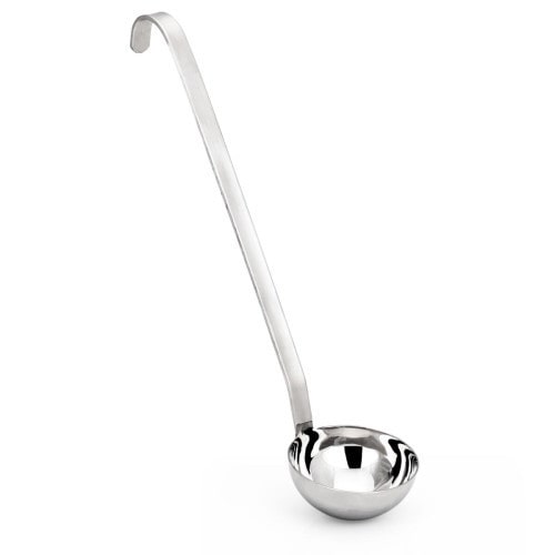 Concha de 240 ml em aço inoxidável, resistente e ergonómica, ideal para molhos e caldos na restauração profissional – Equipementpro