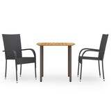 thumbnail of Helloshop26 - Juego de comedor de jardín de 3 piezas resina de mimbre negra 02_0013687