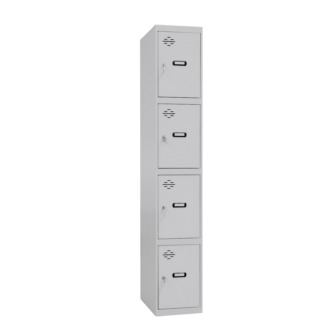 SimonRack Armadietto Spogliatoio in Metallo 4 Porte, 1800x300x500, Grigio - Simonlocker