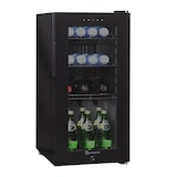 thumbnail of Sommertal Kühlschrank GK 50– Leiser Getränkekühlschrank mit LED, Touchscreen & Schloss kleiner Flaschenkühlschrank schwarz 50L