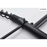 thumbnail of Björn | Gastronomie Einloch Wandmontage Kaltwasser Armatur Schwarz|Profi Küchenarmatur Edelstahl Zwei Brausen|Doppelspülbecken Wasserhahn Restaurant