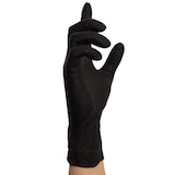 thumbnail of Gedikum | Guantes de nitrilo | Guantes desechables | Guantes desechables | Paquete de 10 x 100 | Negro| Talla M