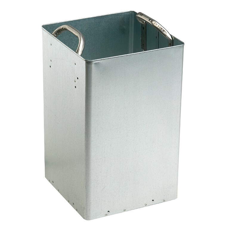 ROSSIGNOL Seau en acier galva pour corbeille carrée 50L EDEN