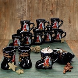 thumbnail of 3160050 – 20er Set Glühweinstiefel in dunkelblau mit Weihnachts-Dekor 0,2L geeicht