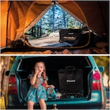 thumbnail of BRASQ Bolderkar Opvouwbaar Deluxe WC200 - 108L inhoud - Met duwstang - Lichtgewicht - Tot 100 kg draagvermogen - Inclusief 2 opbergtassen - Zwart