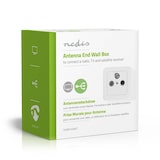 thumbnail of Prise Murale Pour Antenne  1x Sortie F  1x Sortie Mâle Cei  1x Sortie Femelle Cei  75 Db Usage Non Intensif Nedis