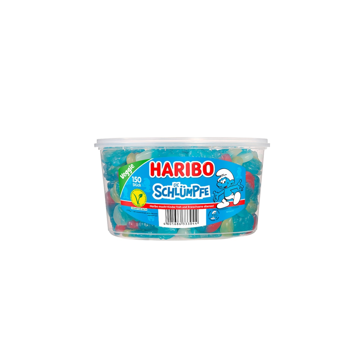 Haribo Die Schlümpfe 150 Stück (1,35 kg)