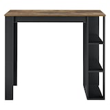 thumbnail of Helloshop26 - Table de bar design avec surfaces de rangement table bistrot avec 3 étagères panneaux de particules 110 x 50 x 103 cm 03_0006208