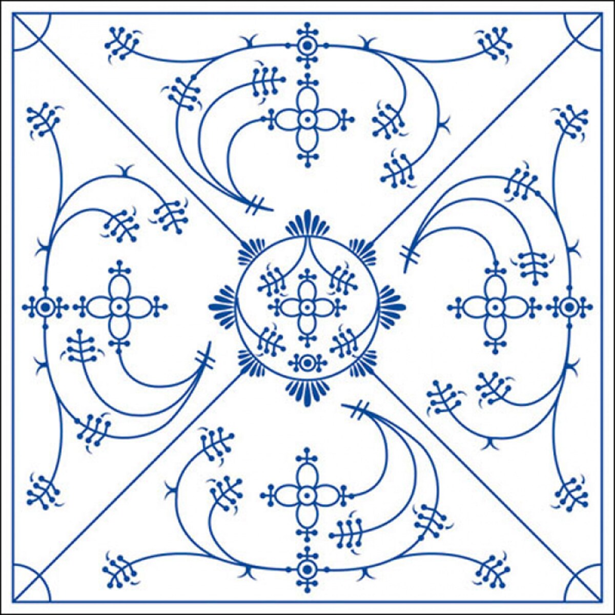 Ambiente 20 Servietten Papier 33x33cm 3-lagig - hochwertige Einweg Papierservietten orientalisches Muster Partyservietten Tischdeko Orient Indien 