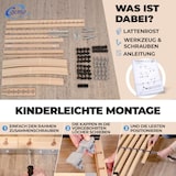 thumbnail of Coemo 7-Zonen Lattenrost ERGO K 80 x190 cm verstellbar Kopfteil Härtegrad verstellbar 26 Leisten mit Härtegradverstellung