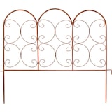 thumbnail of Beetzaun Beeteinfassung Metall 53 cm breit mit 3 fach geschwungenen Bögen