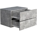 thumbnail of VCM Nachttisch Usal Beton-Grau H. 30 x B. 45 x T. 32 cm