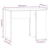 thumbnail of vidaXL Schreibtisch Sonoma-Eiche 100x55x75 cm Holzwerkstoff